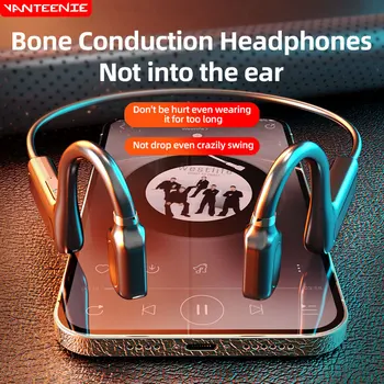 Слушалки с Костна Проводимост Безжични Спортни Слушалки Bluetooth 5.1 Водоустойчив Безжични Слушалки 2021 Спортни Слушалки за Бягане