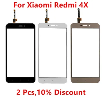 Тъчпад Телефон На Xiaomi Redmi 4X Сензорен Екран Дигитайзер, Стъклен Панел Touchpad Предната Леща Redmi 4X Подмяна на Допир Екран