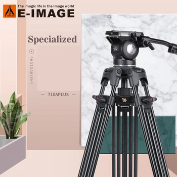 E-Image 710A slr фотография 1,8 м професионален статив голяма уста купа преносим хидравличен демпфирующий статив за фотоапарат