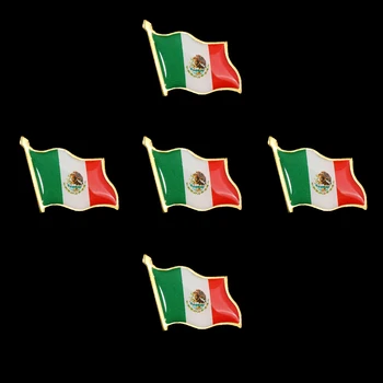 5 БР. Спомен с Националната Емблема Евро, Герб, Знаме на Мексико, Брошка, Бейзболна Шапка, Екипът на Lala, Сигурна Обтегач, Бижута