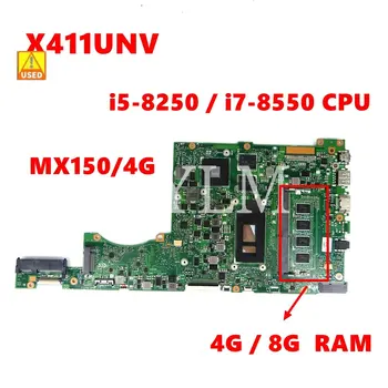 Б/X411UNV 4G/8G RAM MX150/4G i5/i7CPU дънна Платка За ASUS X411U X411UN X411UNV X411UQ X411UA S4200U S4200 дънна Платка на лаптоп