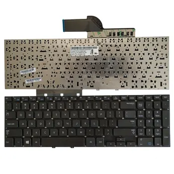 НОВА английска клавиатура за лаптоп на САЩ за Samsung NP350V5C NP355V5C NP550P5C NP300E5X NP300E5E NP350E5C NP355E5C Черен